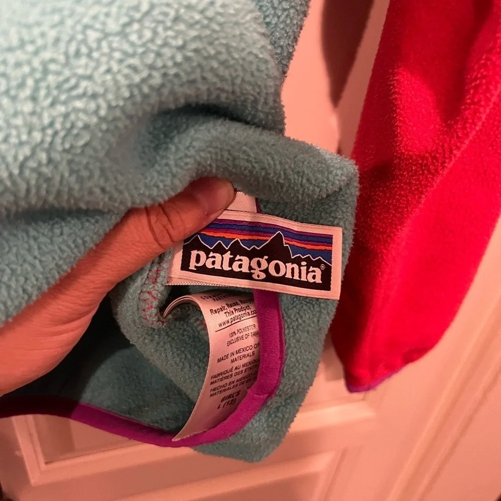 Patagonia Synchilla Girls Size 12 - Picture 4 of 9